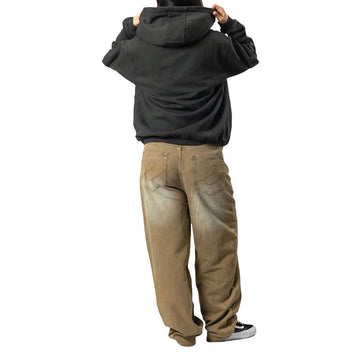 Hoddle Ranger Spray Jeans - Over Dye Brown