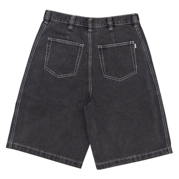 Hoddle Denim Bermuda Shorts - Washed Black