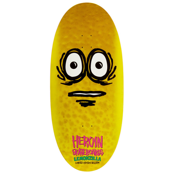 Heroin Lemonzilla Skateboard Deck - 13.50
