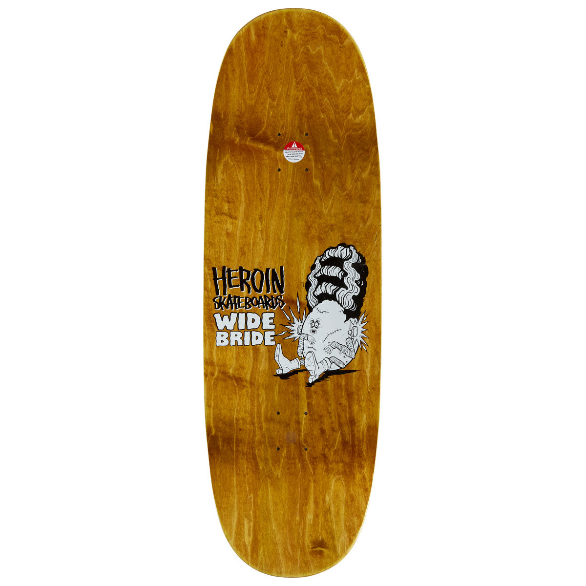 Heroin Wide Bride Skateboard Deck - 10.40