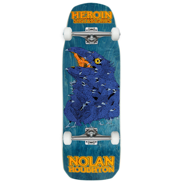 Heroin Nolan Houghton Crow Skateboard Complete - 9.90