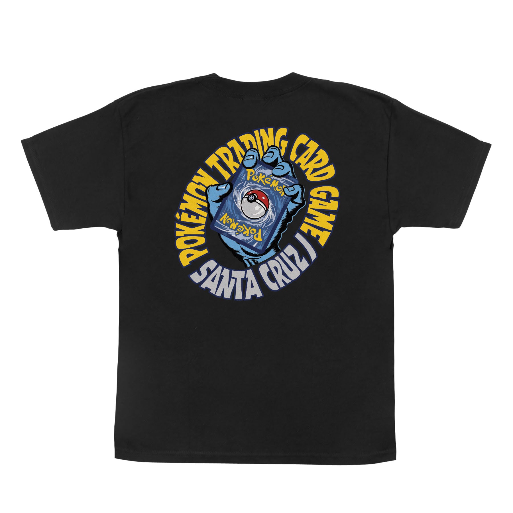 Santa Cruz x Pokemon Youth TCG Hand T-Shirt - Black