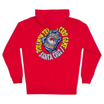 Santa Cruz x Pokemon TCG Hand Zip Hoodie - Red