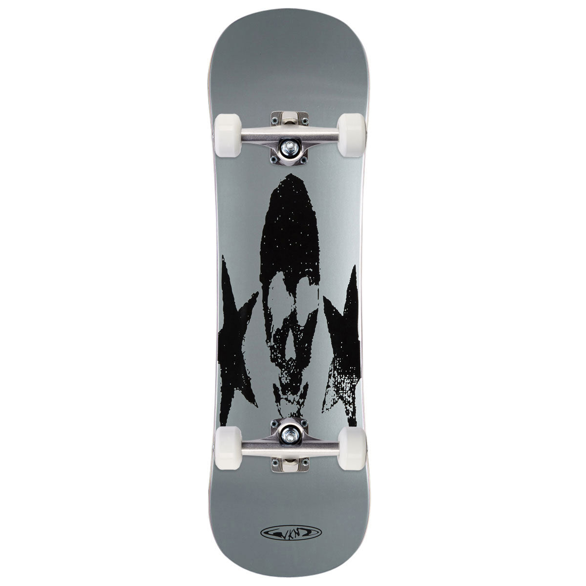 WKND Mumbler Summer Faux Snow Skate Skateboard Complete - Silver