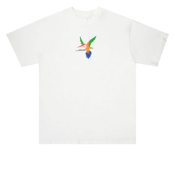 Sci-Fi Fantasy Hummingbird T-Shirt - White