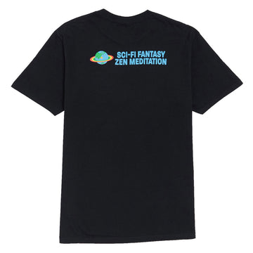 Sci-Fi Fantasy Zen Meditation T-Shirt - Black