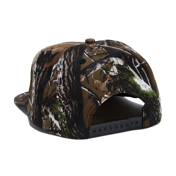 Heroin Script Nylon Snapback Hat - Camo