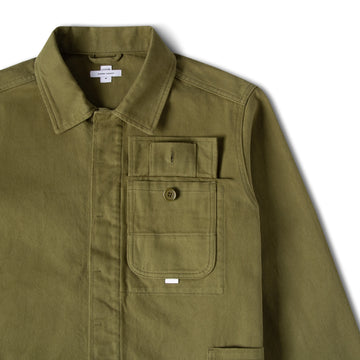 CCS French Cropped Chore Jacket - Green