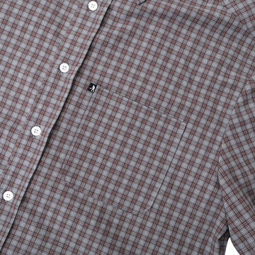 Passport Workers Check Shirt - Sangria