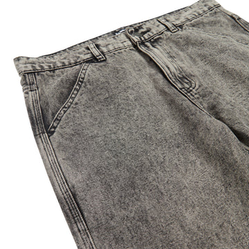 Passport Calligraphy Workers Club Straight Leg Jeans - Acid Grey