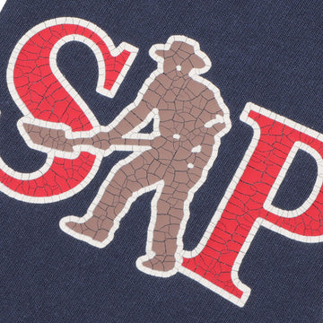Passport Official Contrast T-Shirt - Washed Navy