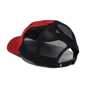 Passport Cherries Leagues Trucker Hat - Washed Red