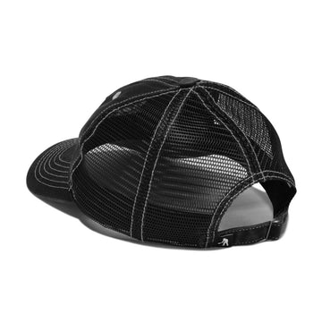 Passport Cherries Leagues Trucker Hat - Washed Black