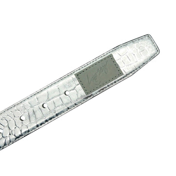 Loosey Premium Croc Belt - Silver