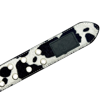 Loosey Moosey Grommet Hole Belt - Cow