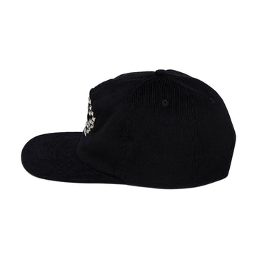 Loosey Smiley Studded Snapback Hat - Black