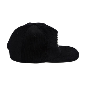 Loosey Smiley Studded Snapback Hat - Black