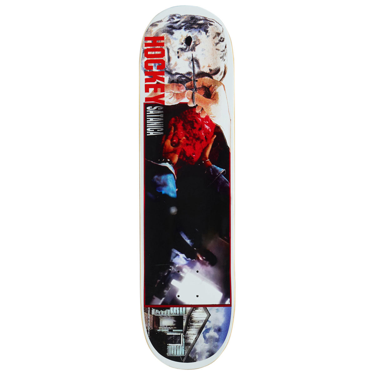 Hockey Satanica Andrew Allen Shape 1 Skateboard Deck - 8.25