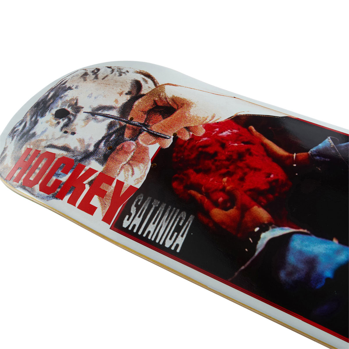 Hockey Satanica Andrew Allen Shape 1 Skateboard Deck - 8.25