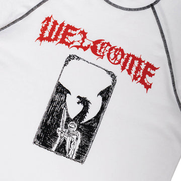 Welcome Crusade Raglan T-Shirt - White