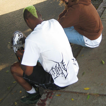 Welcome Vital Garment-Dyed T-Shirt - White