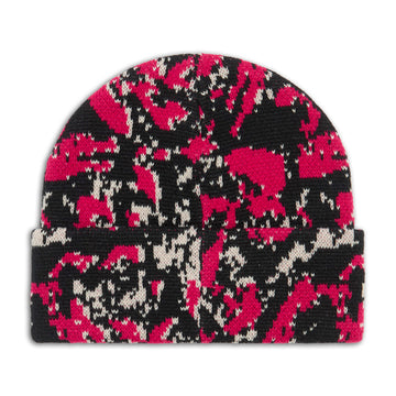 CCS Abstraction Beanie - Black/Pink