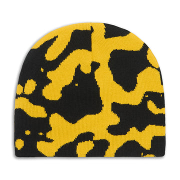 CCS Reversible Amphibian Skully Beanie - Yellow/Black