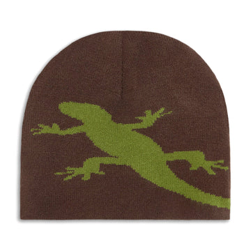 CCS Reversible Amphibian Skully Beanie - Green/Brown