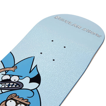 Welcome x Regular Show Fight Skateboard Complete - Black/Prism Foil - 8.25