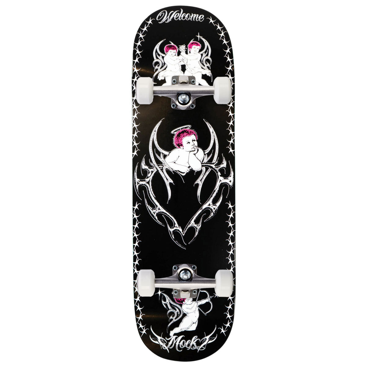 Welcome Cherubs Evan Mock On Island Skateboard Complete - Black