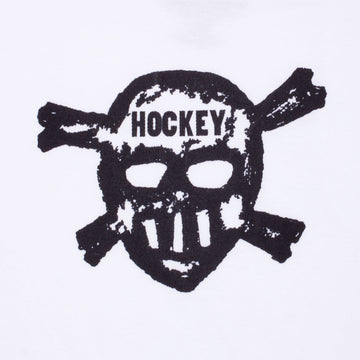 Hockey Youth Skull T-Shirt - White