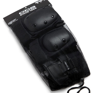 CCS 3 Pack Protective Pad Set Pads - Black