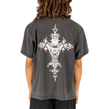 Welcome Iron Wolf T-Shirt - Vintage Black