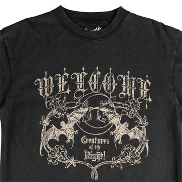 Welcome Night Creature T-Shirt - Vintage Black