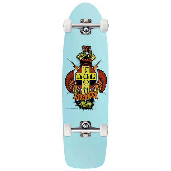 Dogtown PC Tail Tap OG 70s Classic Skateboard Complete - Sky Blue