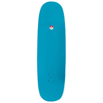 Dogtown Rat Face 2 Square Egg Skateboard Deck - Neon Blue - 9.383