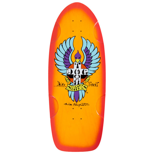 Dogtown Big Foot OG 70s Classic Skateboard Deck - Transparent