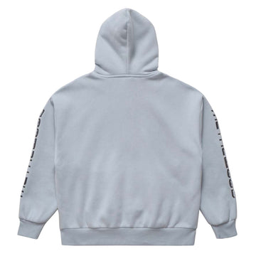 Metalwood Moto Zip Hoodie - Dusty Blue