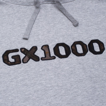 GX1000 OG Logo Camo Hoodie - Heather Grey