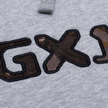 GX1000 OG Logo Camo Hoodie - Heather Grey
