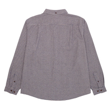 GX1000 Long Sleeve Houndstooth Button Down Shirt - Blue