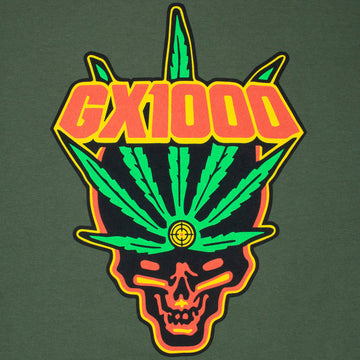 GX1000 Leaf T-Shirt - Surplus Green