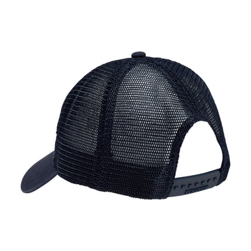 Limosine Peace Head Hat - Navy/Silver Embroidery
