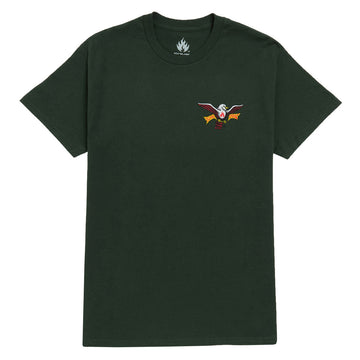 Black Label Matt Hensley Wingtips T-Shirt - Forest Green
