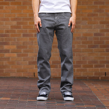 CCS Straight Stretch Denim Jeans - 12oz Grey