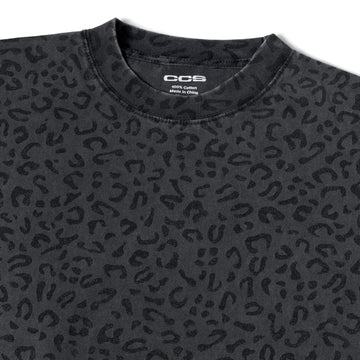CCS Heavier Leopard T-Shirt - Charcoal