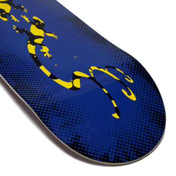 CCS Amphibian TWIN TAIL Skateboard Deck - Blue/Yellow - 8.50