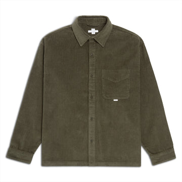 CCS Box Corduroy Shirt - Olive