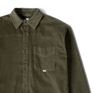 CCS Box Corduroy Shirt - Olive