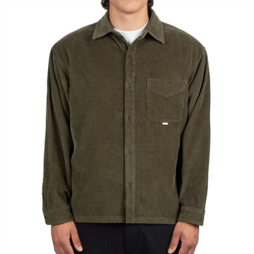 CCS Box Corduroy Shirt - Olive